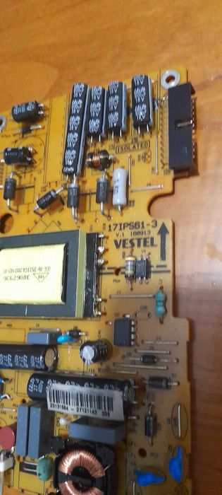 placa de alimentação tv vestel para peças
