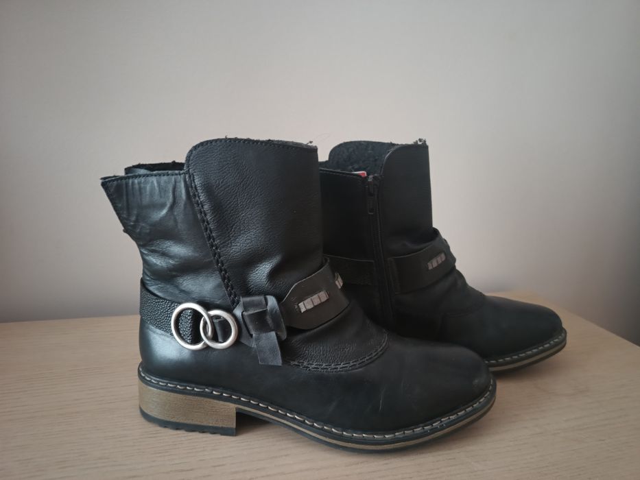 Damskie botki Rieker 38