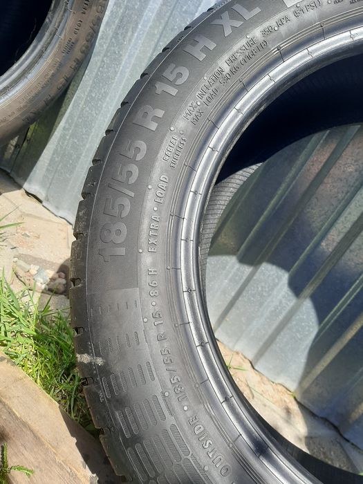 2x Opony letnie 185/55R15 Continental ContiEcoContact 5 / 6.5mm