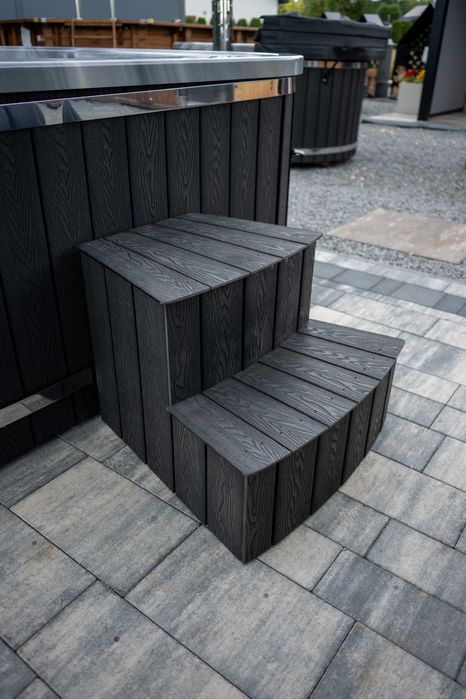 Balia Ogrodowa PERU Nowość SPA Bania – 203×203 cm | Hydromasaż + Aeromasaż |Wkład GREY Marble