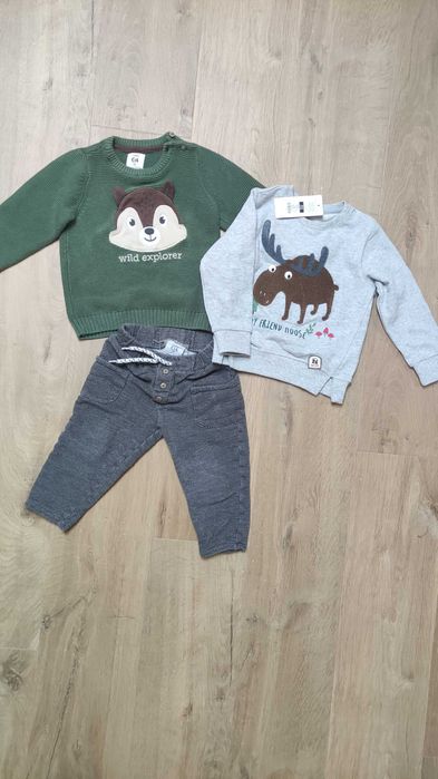 Komplet jesienny dla chłopca r.92