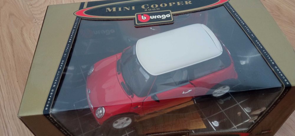 Mini Cooper coleção Burago sem uso