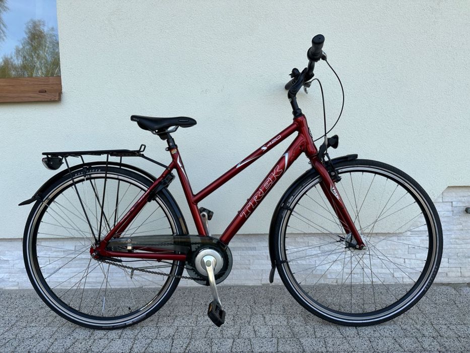 Rower TREK - koła 28, Alu, Shimano Nexus 7 biegów, kontra, prądnica