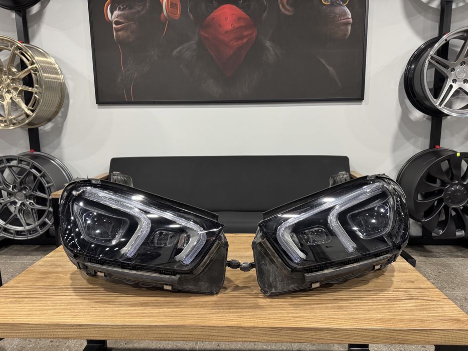 Фара левая правая передняя оптика Mercedes Benz W167 GLE Multibeam led