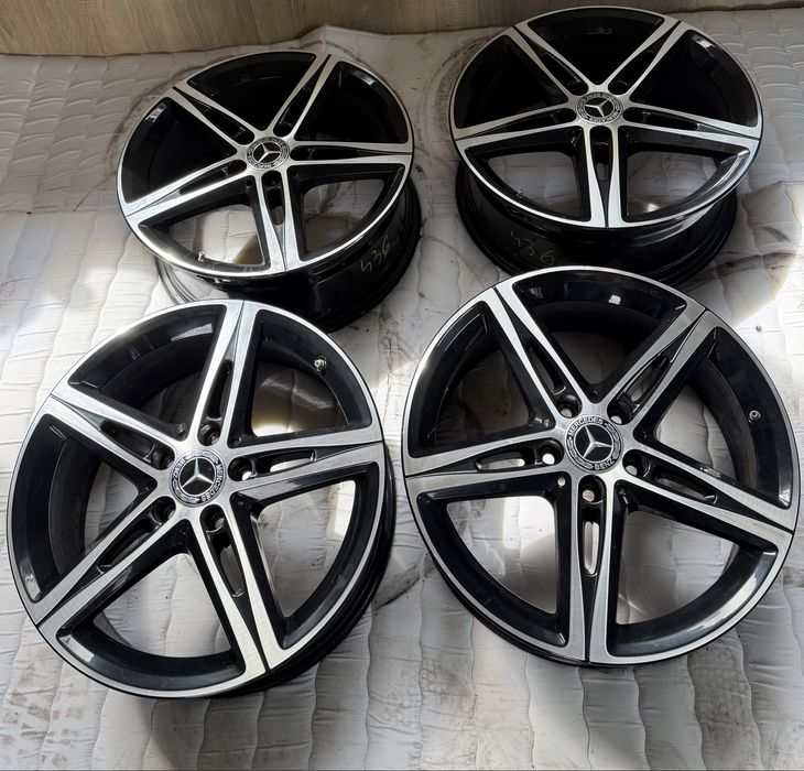 436. Felgi aluminiowe Mercedes OE ET 49 7,5jx18” 5x112 CLA A Klasa