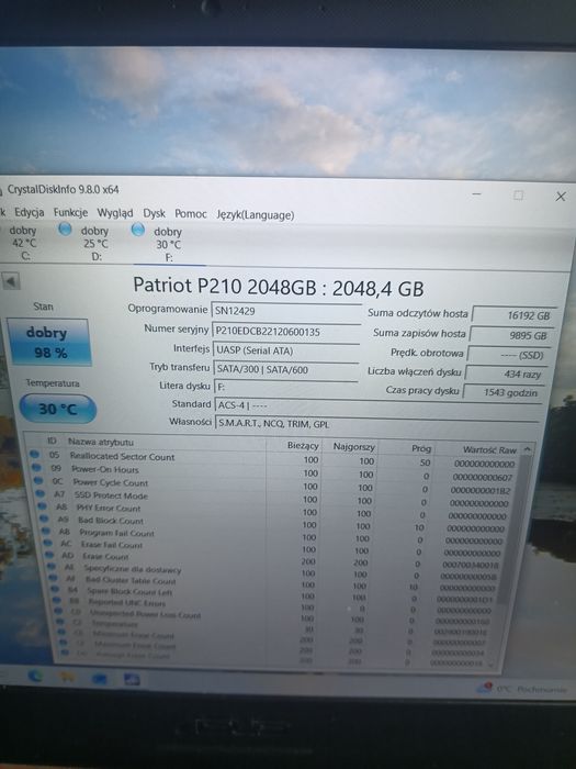 Dysk SSD 2TB Patriot P210