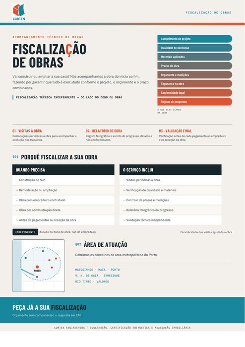 Fiscalização de obras