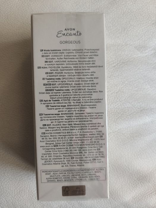 Encanto Gorgeous Avon woda toaletowa damska.
