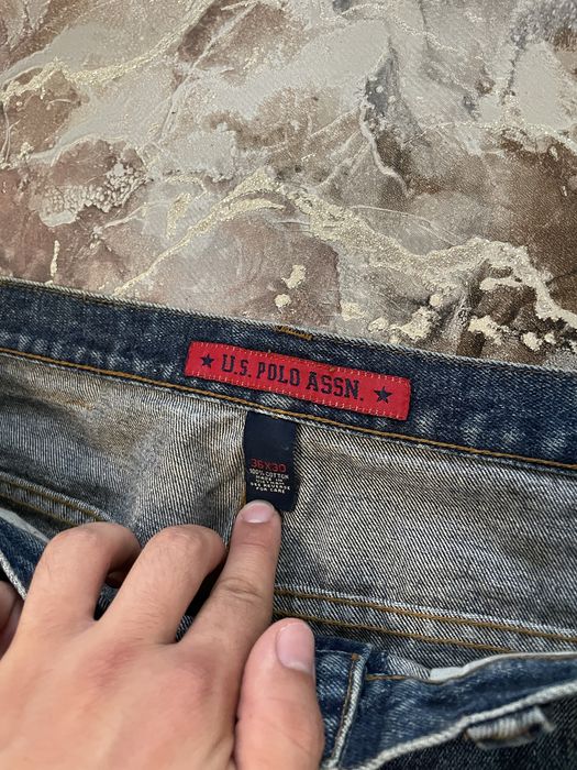 Шорты джинсовые Polo Ralph Laurent uspa assn sk8 rap shorts  style drip