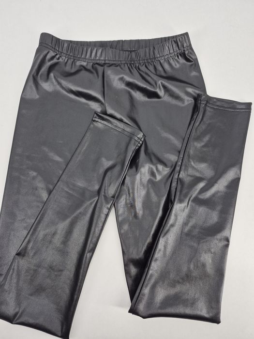 Legginsy świecący materiał nowe M