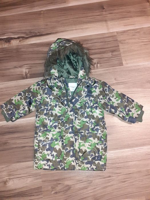 Kurtka parka moro 74 dla chłopca