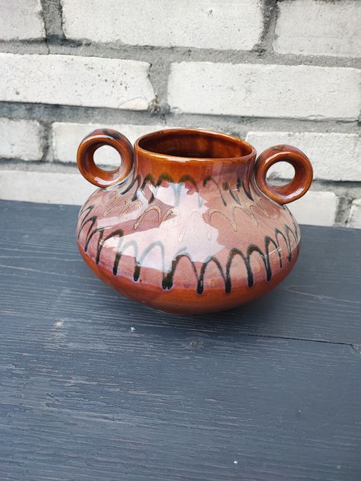 Wazon ceramiczny   PRL  Mirostowice?