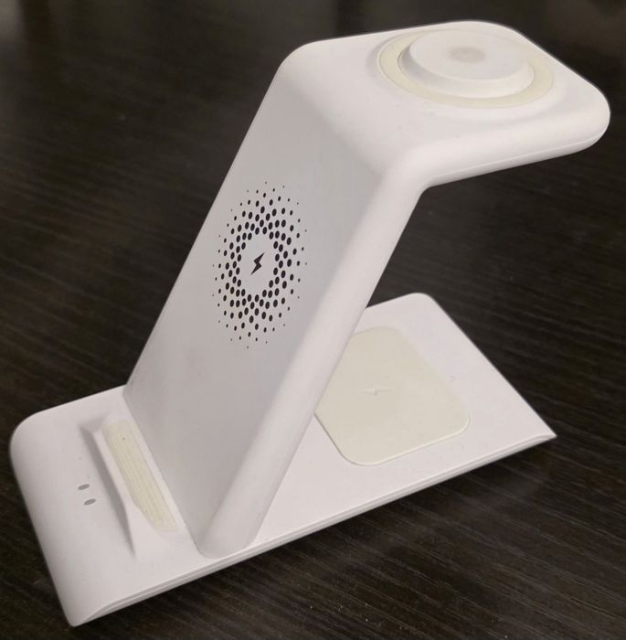 Bezprzewodowa stacja ładująca 3w1 JH12-G biała