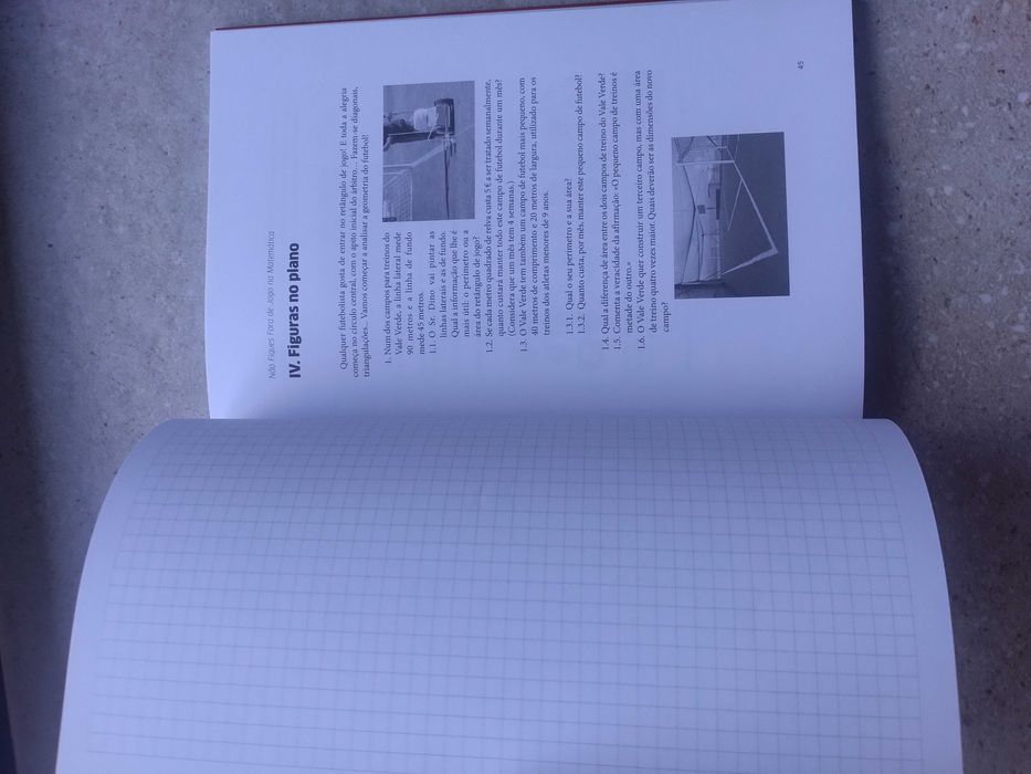 Livro de matemática 6° ano: Não fiques fora e jogo na matemática.