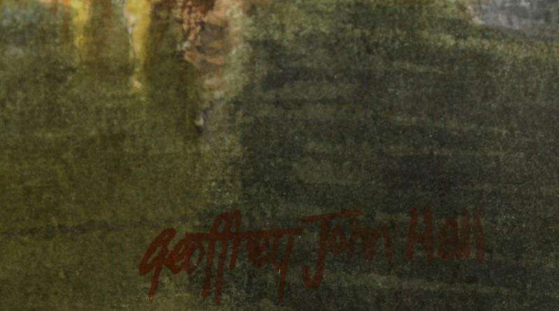 Original - Aguarela sobre papel Fabriano - Geoffrey John Hall