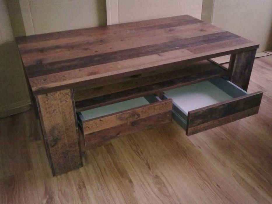 Nowa ława z szufladami 111x65x45 (2-kolory)