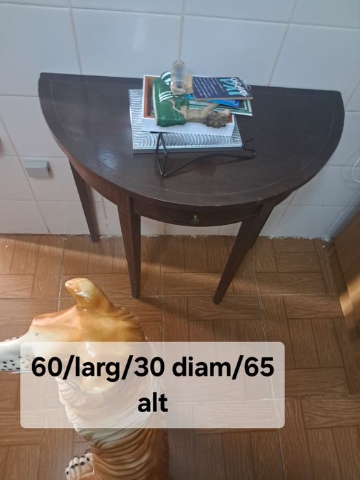 Mesa meia lua vintage