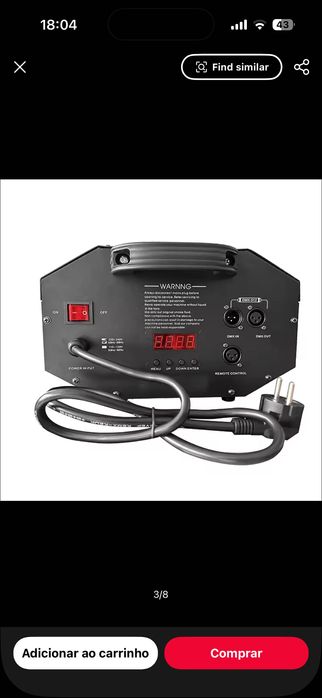 Máquina de Fumo 3000w