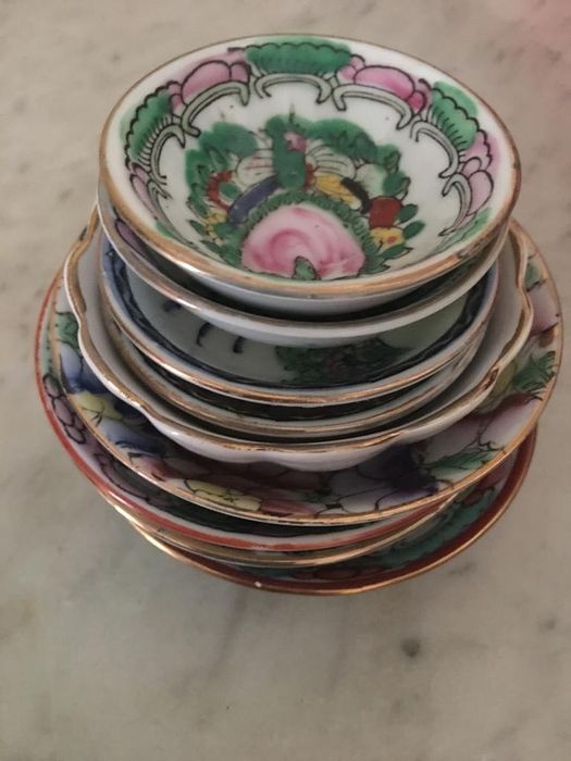 Conjunto de tigelas chinesas