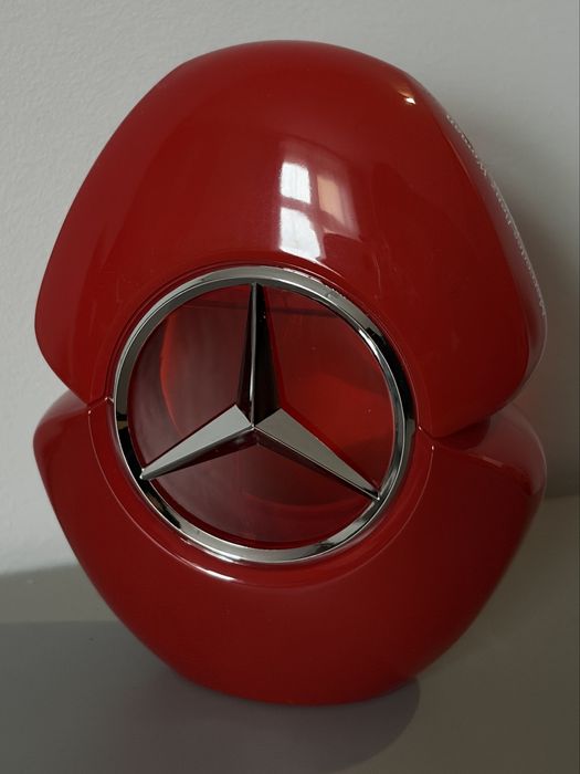 Mercedes-Benz woman in red