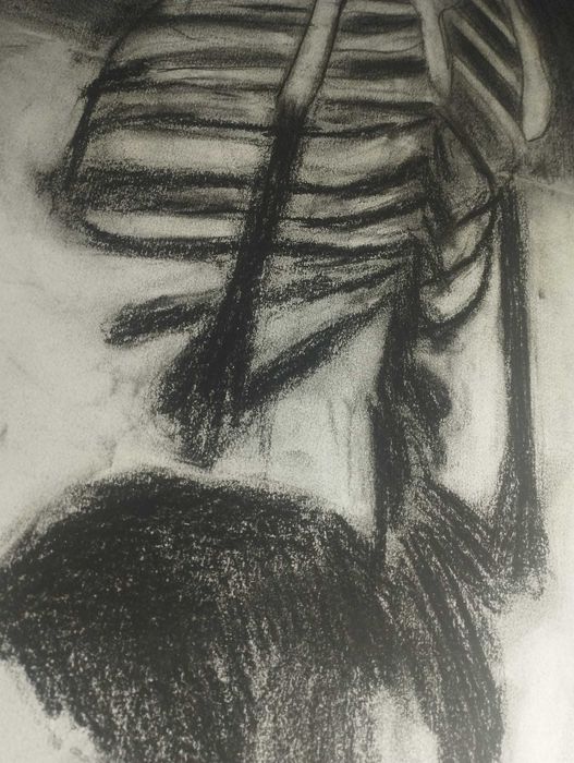 Desenho Original A2 – Arte em Carvão para Decoração – Peça Única