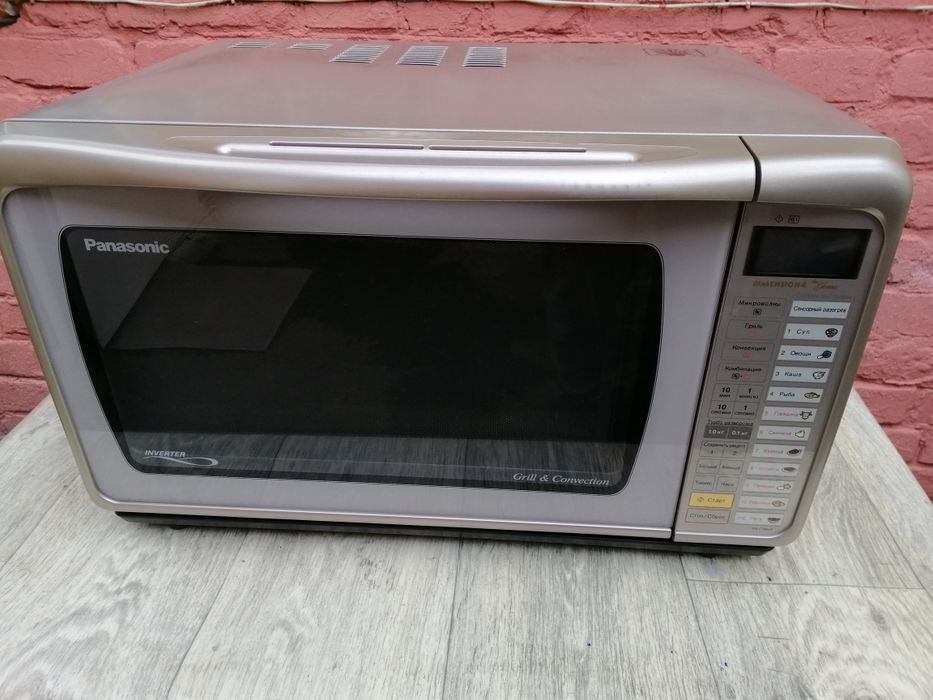 Инверторная микроволновка с Конвекцией и Грилем Панасоник