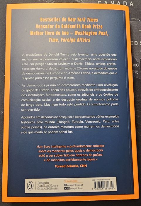 Livro - Como morrem as democracias