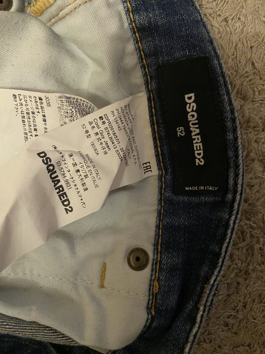 Spodnie Jeansy Dsquared2 oryginał r 52