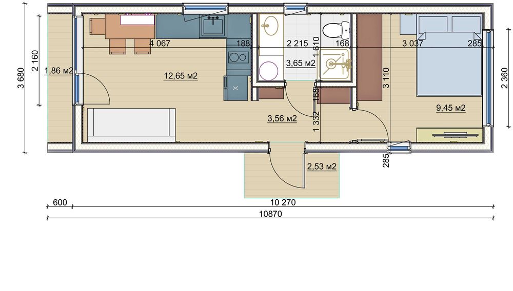 Якісний модульний будинок 40м2 готовий до відвантаження/ Виробники
