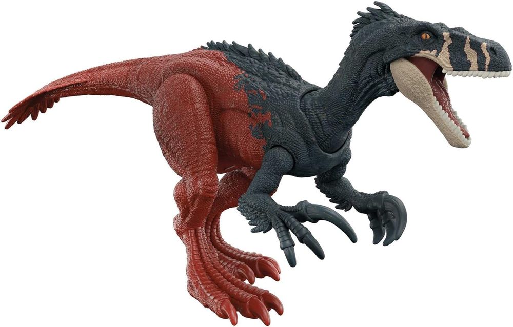 Jurassic World Megaraptor dinossauro articulado 33 cm NOVO ENVIO GRÁT