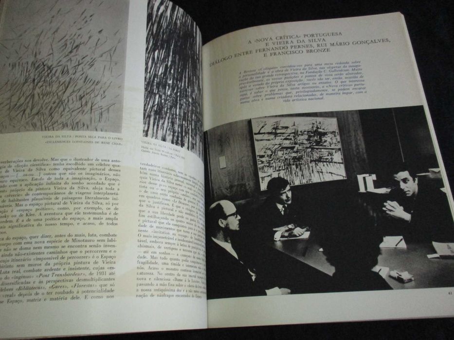 Livro Revista Colóquio Artes e Letras 58 Abril de 1970 Vieira da Silva