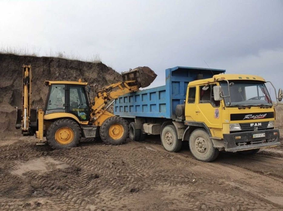 Услуги, аренда самосвал 10 - 23тонн, доставка песок, щебень, отсев...