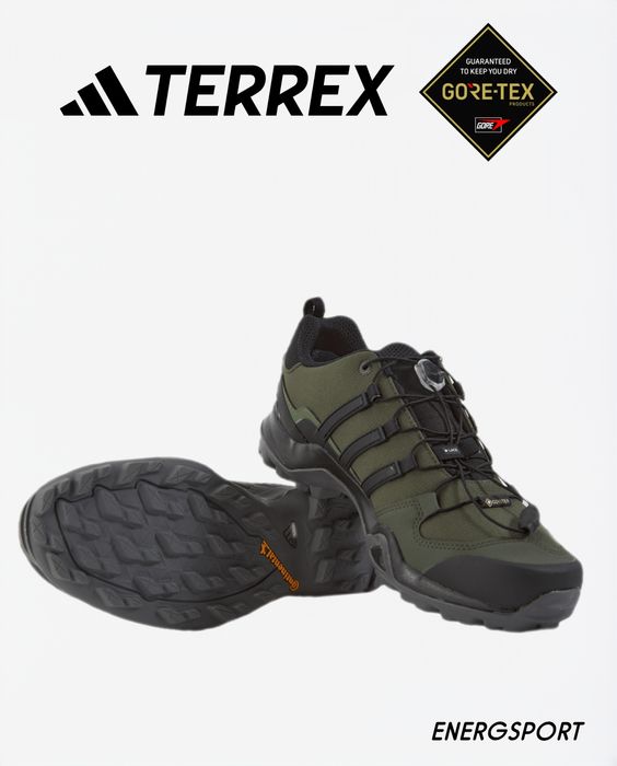 Кросівки 5.850 100% оригінал adidas TERREX SWIFT R2 GTX тактичне ХАКИ