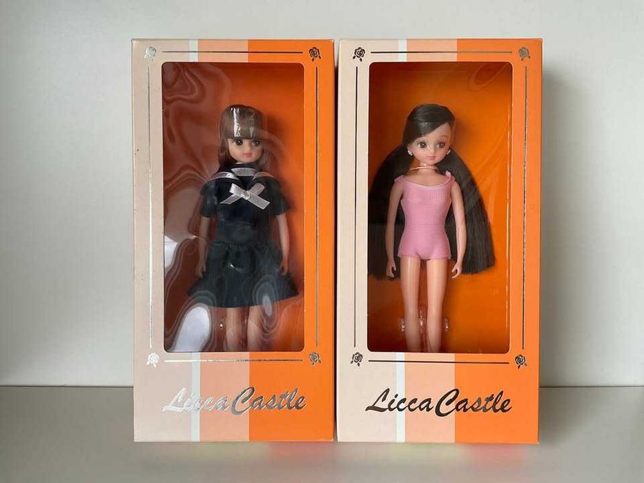 4 Bonecas (novas em caixa) - Licca Castle dolls - 2008 da Tomy (Japão)