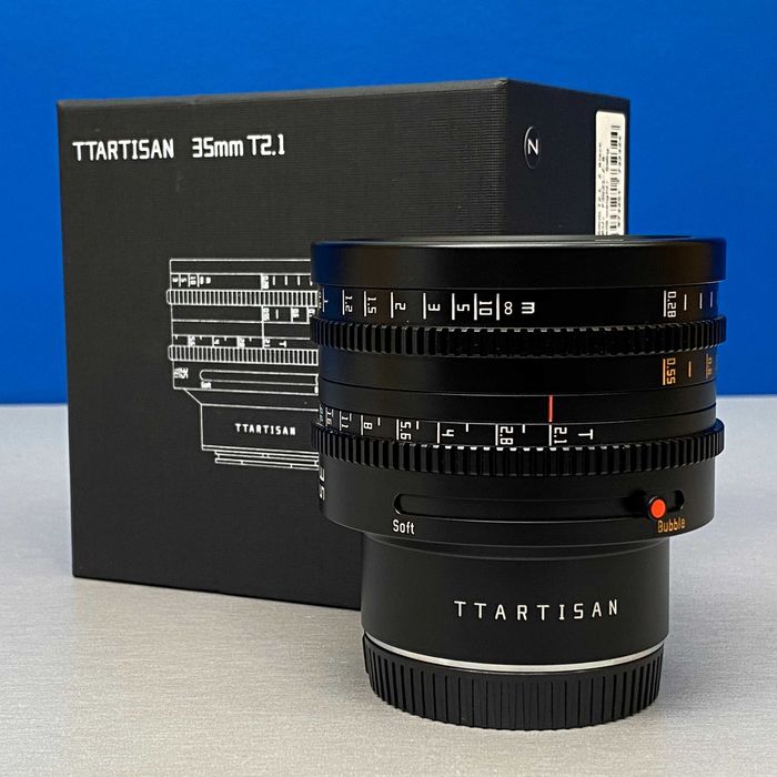 TTArtisan 35mm T2.1 | Dual Bokeh | Nikon Z | NOVA | 3 ANOS DE GARANTIA
