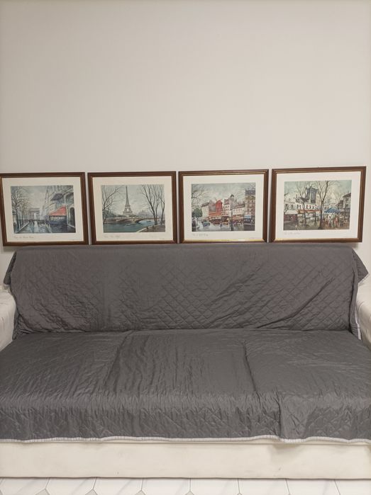 Quatro quadros de paris