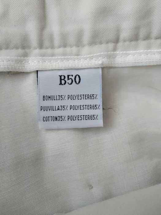 Jasne spodnie wizytowe L