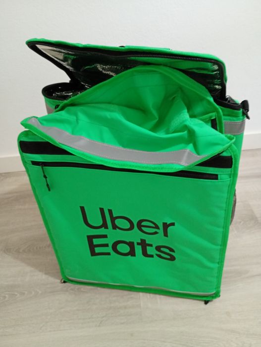 Mochila térmica estafeta Uber Eats