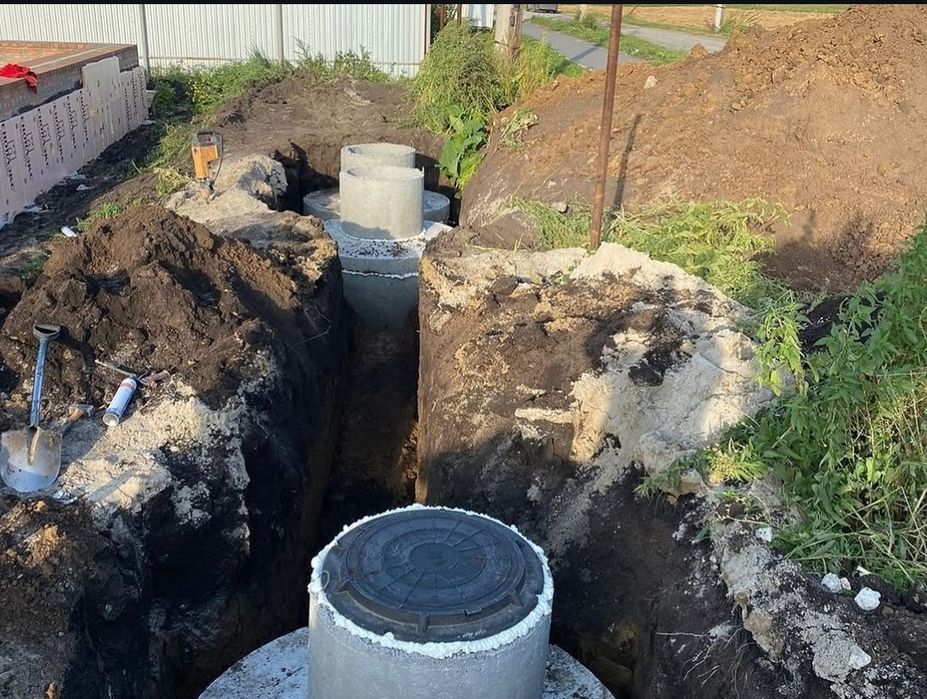 Кільця каналізаційні септик,каналізація, бетонні кільця, водовідведення ПІД КЛЮЧ