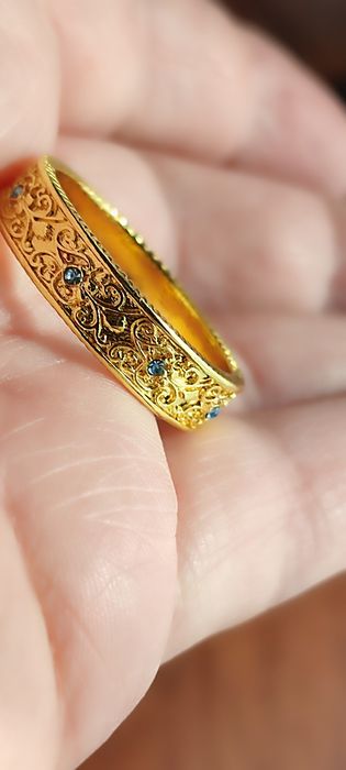 Pierścionek unisex  22 mm średnicy