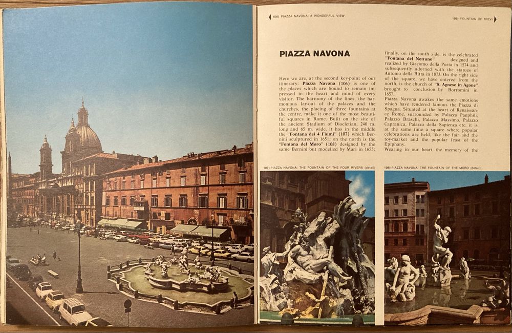 Винтажный фотоальбом ROME (1970-е) - Рим, Италия