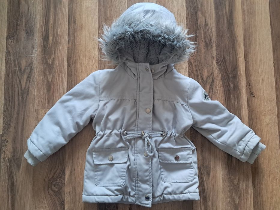 Parka zimowa dziewczęca 92