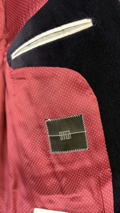 Велюровий синій піджак