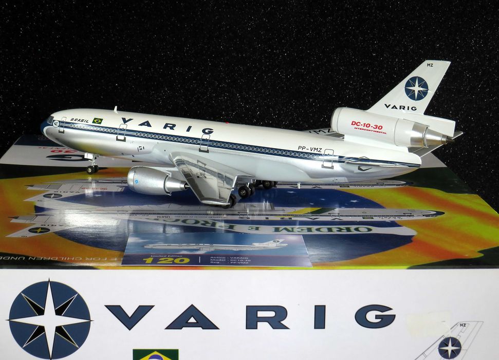 Varig DC-10-30 PP-VMZ extremamente raro, sold out desde 2011