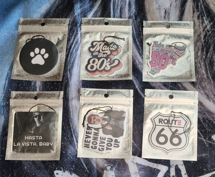 Aromatizador de Bandas para Carro Rock Metal e Outros