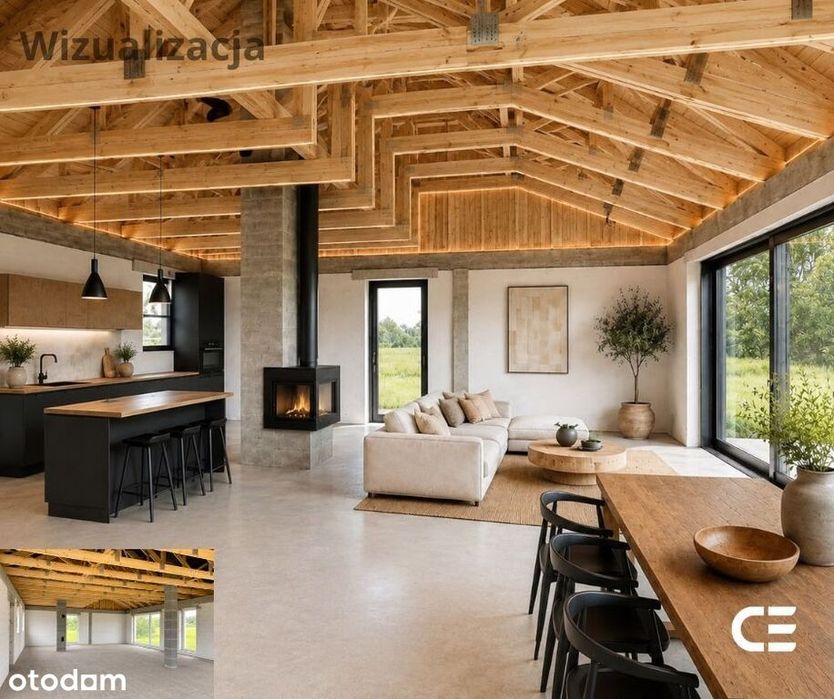 Nowoczesny dom przy lesie | 100 m² | 1027 m²