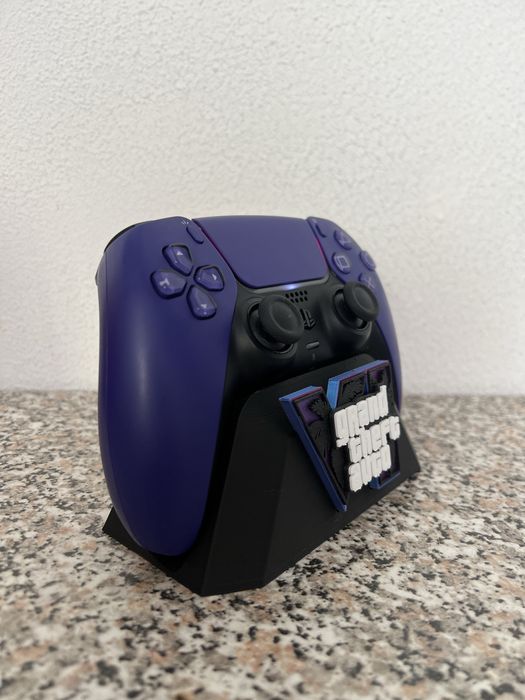 Suporte / Base de Comando PS5 DualSense - Tema GTA VI Vice City