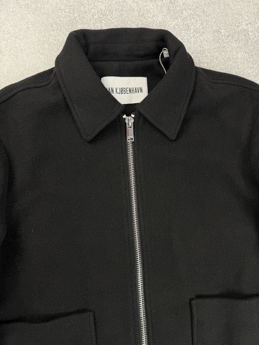 Han kjobenhavn zip boxy jacket black чоловіча куртк