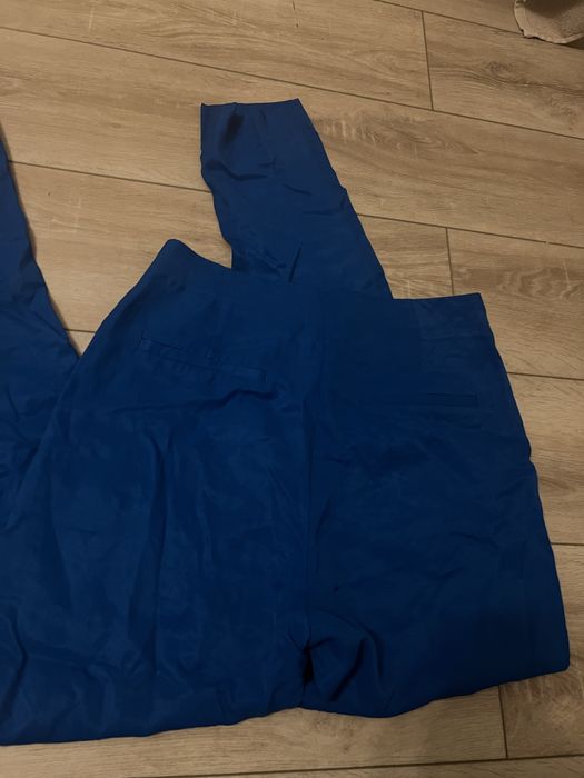 spodnie zara 34 niebieskie