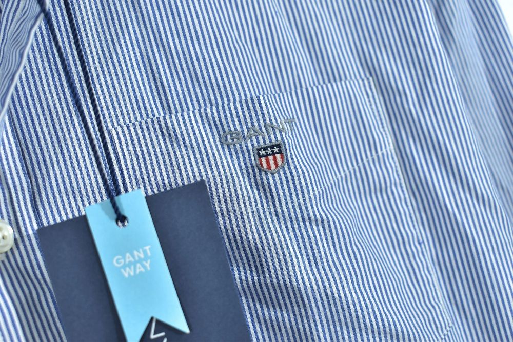 Gant Broadcloth Stripe Regular Koszula Męska Nowa M